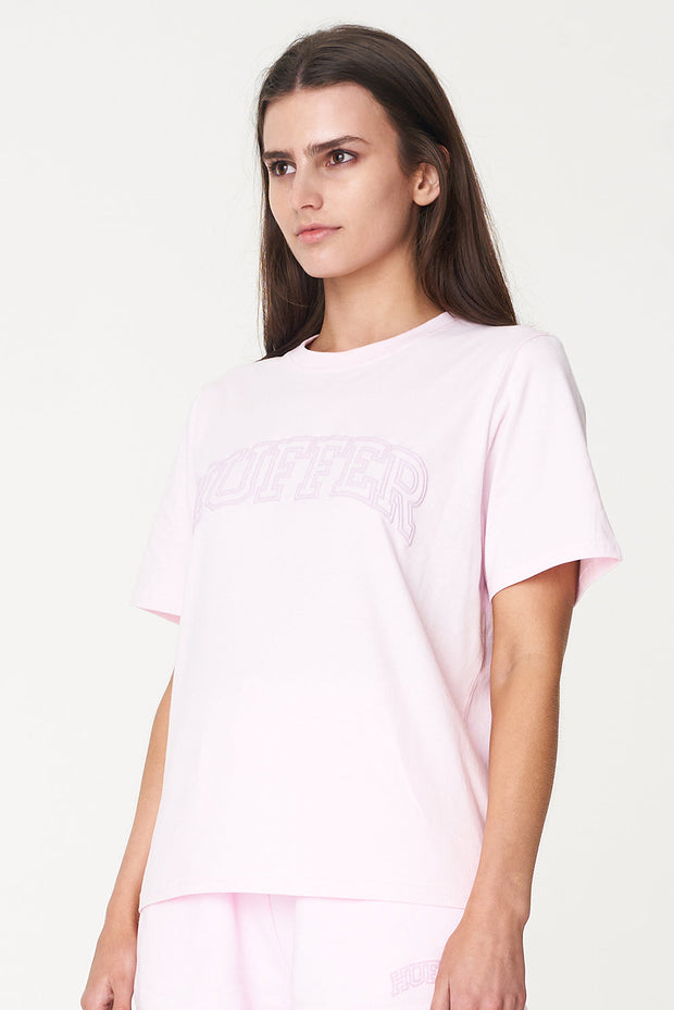 Classic Tee/Line Up - Mellow Pink