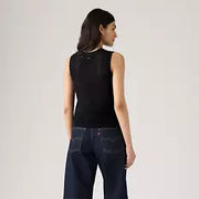 Adrienne Crochet Tank - Anthracite Night