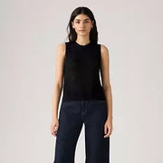 Adrienne Crochet Tank - Anthracite Night