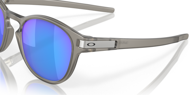 Oakley Sunglass - LATCH Matte Grey Ink/Prizm Sapphire Iriduim Polarized