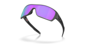 Oakley Sunglass - TURBINE ROTOR Matte Steel/Prizm Violet Polarized