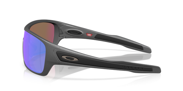 Oakley Sunglass - TURBINE ROTOR Matte Steel/Prizm Violet Polarized