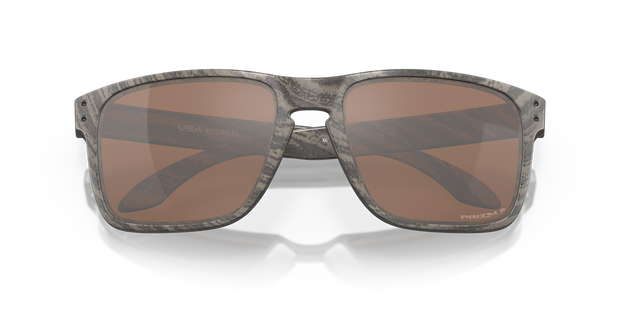 Oakley Sunglass-  HOLBROOK XL Woodgrain/Prizm Tungsten Polarized