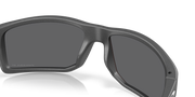 Oakley Sunglass - GIBSTON XL Steel/Prizm Black Polarized