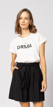 DRMA Tee - White/Black