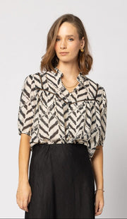 Dalila Top - Black Zebra