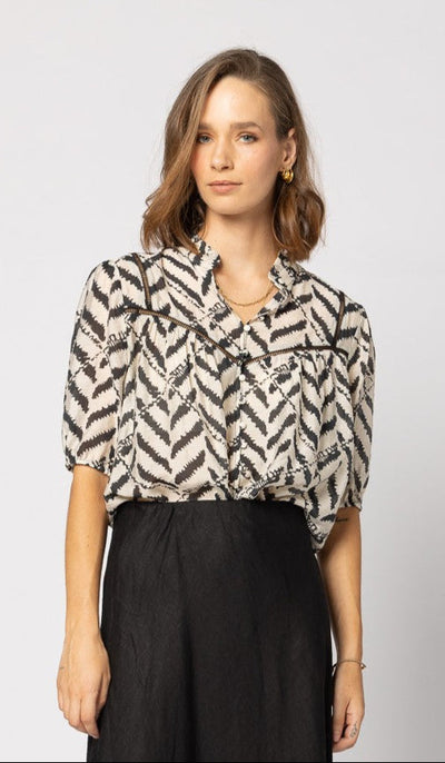 Dalila Top - Black Zebra