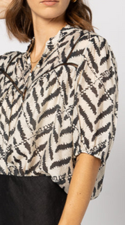Dalila Top - Black Zebra