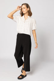 Dalila Top - White Check