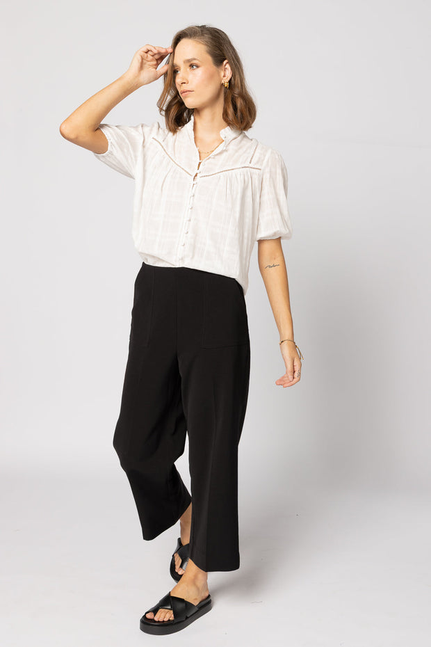 Dalila Top - White Check