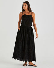 Ani Full Skirt - Black
