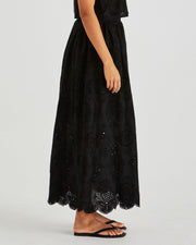 Ani Full Skirt - Black
