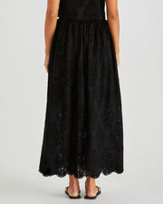 Ani Full Skirt - Black