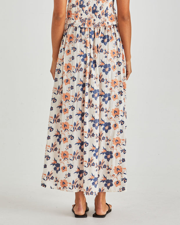 Luca Full Skirt - Floral Embroidery