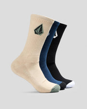 Full Stone Sock 3Pk - Multi