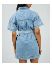 Sunny Denim Dress - Light Blue