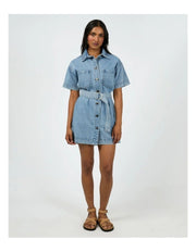 Sunny Denim Dress - Light Blue
