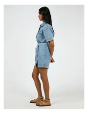 Sunny Denim Dress - Light Blue