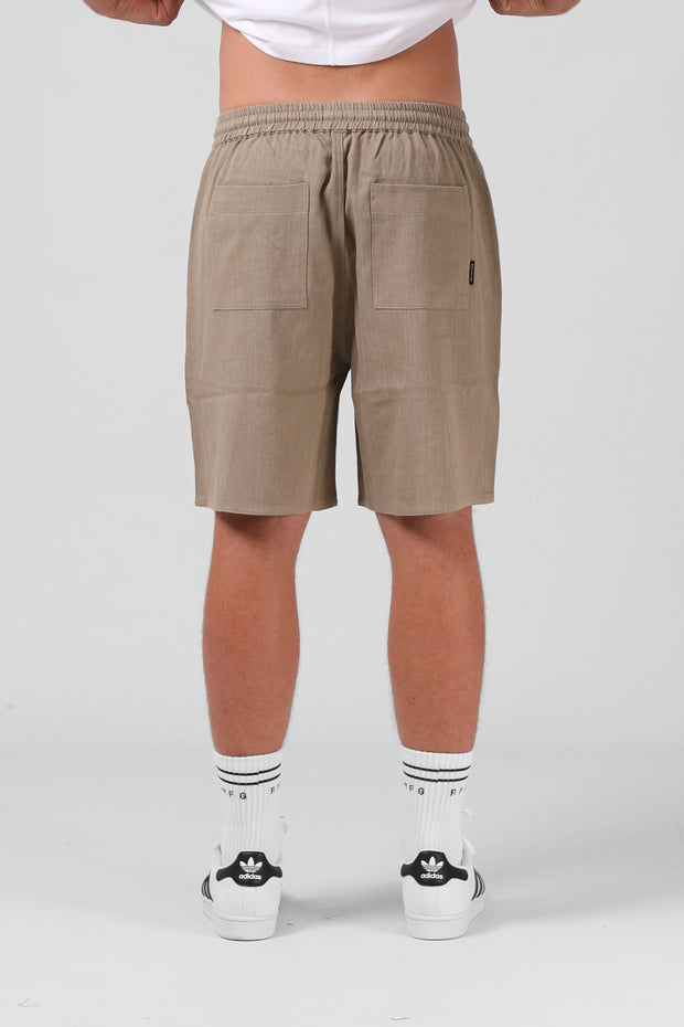 Linen Short - Oat