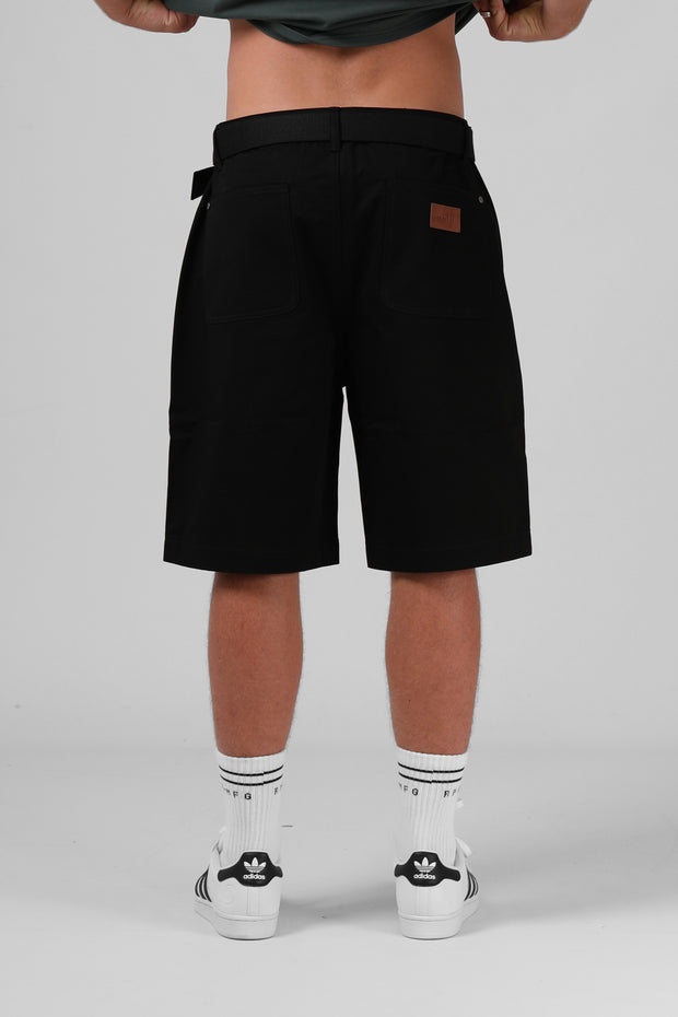 Y2K Drill Short - Black
