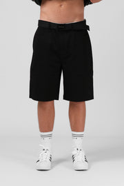 Y2K Drill Short - Black