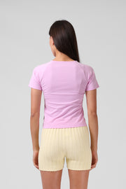 Raglan Baby Tee - Pink