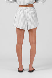 Tilly Short - White Stripe