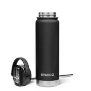 750ml Insulated Sports Bottle - Midnight Black