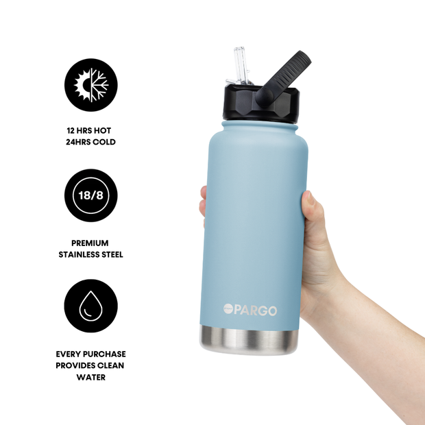 950ml Insulated Sports Bottle - Bay Blue