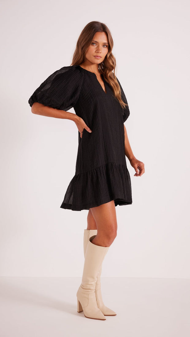 Raven Mini Dress - Black"