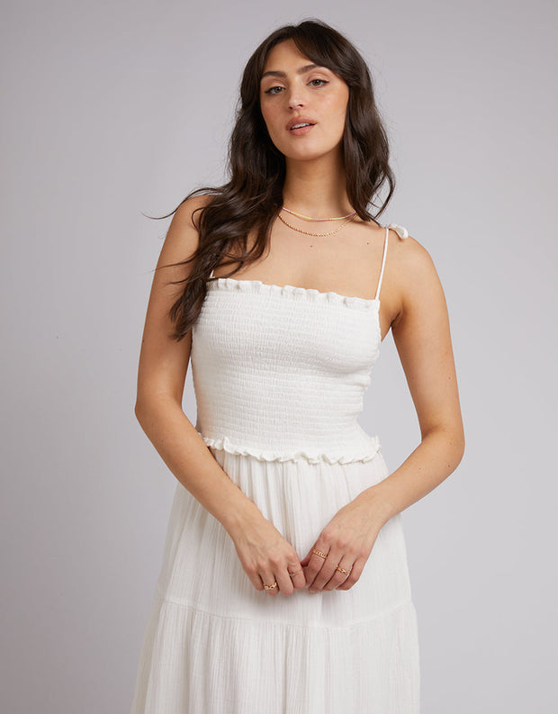 Rowie Maxi Dress - White