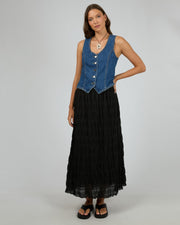 Maude Maxi Skirt - Black