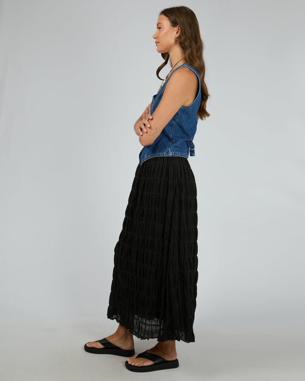 Maude Maxi Skirt - Black