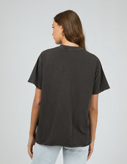 Atlas Relaxed Tee - Washed Black