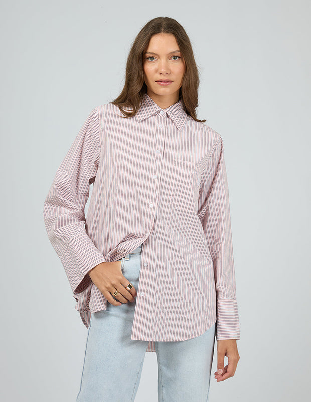 Kai L/S Shirt - Pink Stripe