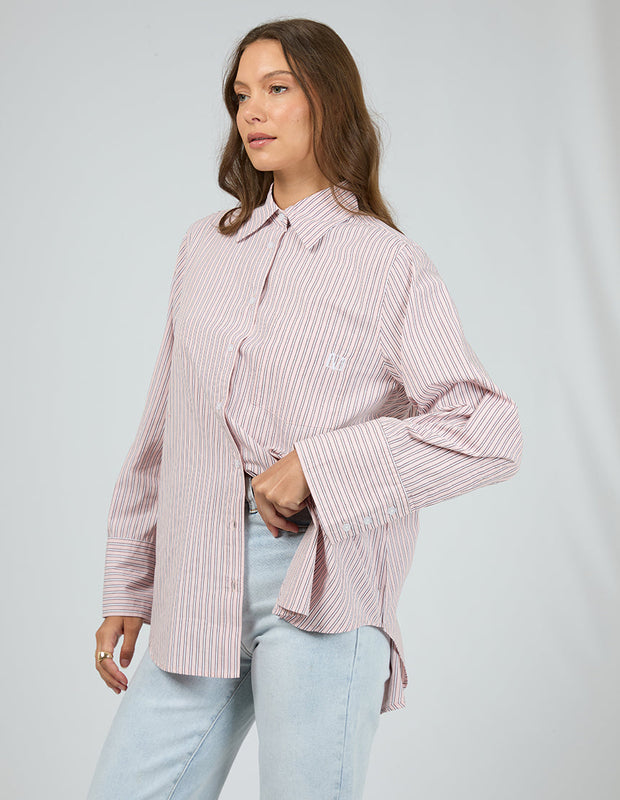 Kai L/S Shirt - Pink Stripe