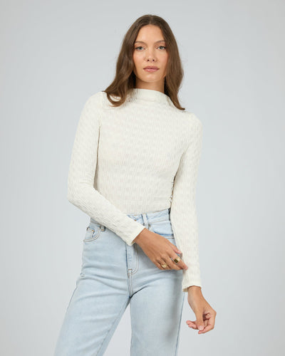 Arwen Knit Top - Vintage White