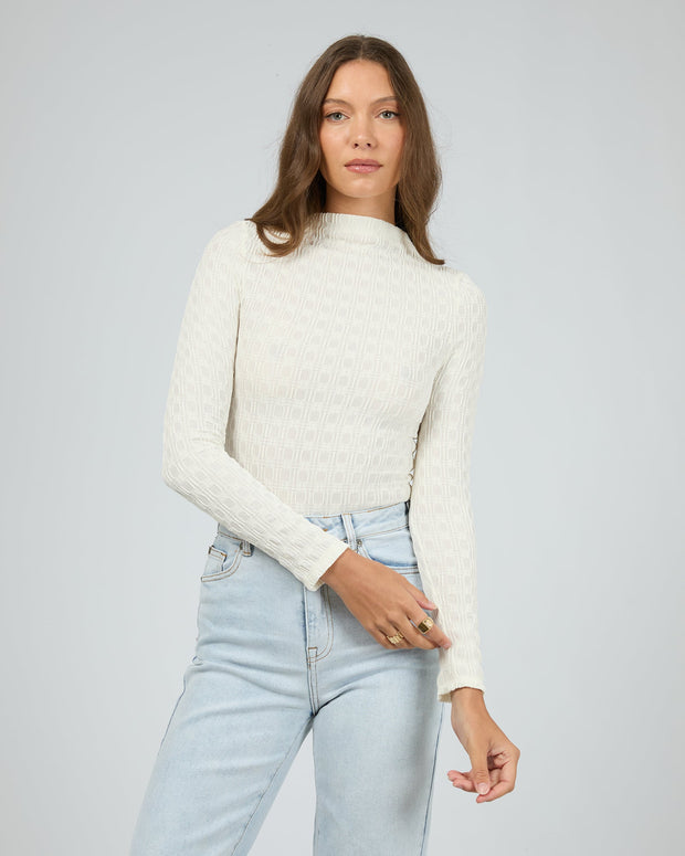Arwen Knit Top - Vintage White