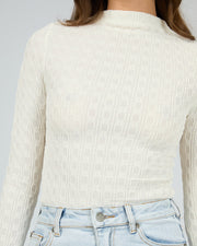 Arwen Knit Top - Vintage White
