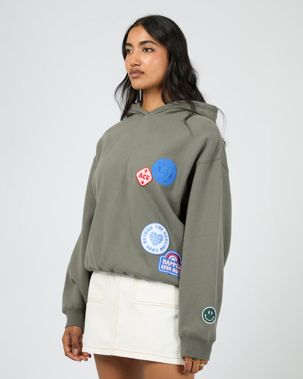 Lucky Charm Box Hoodie - Charcoal