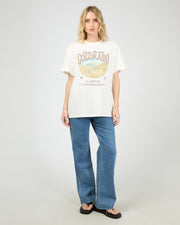 Rocky Mountains Relaxed Tee - Vintage White