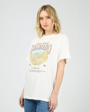 Rocky Mountains Relaxed Tee - Vintage White