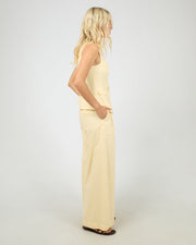 Alessa Linen Vest - Yellow