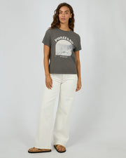 Positano Regular Tee - Charcoal