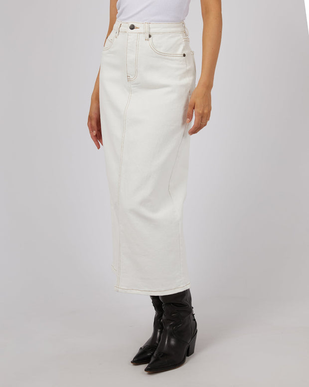 Ray Comfort Maxi Skirt - Vintage White