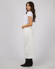 Ray Comfort Maxi Skirt - Vintage White
