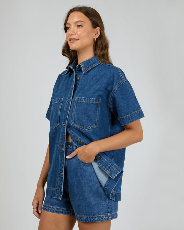 Simi Denim Shirt - Heritage Blue