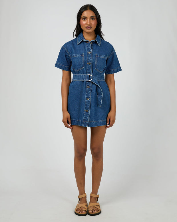 Sunny Denim Dress - Heritage Blue
