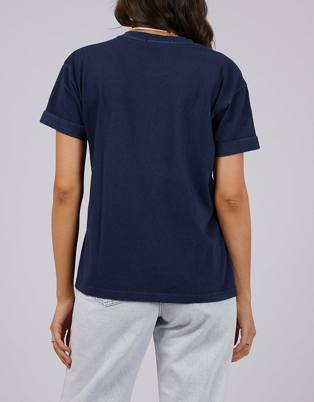 AAE Washed Tee - Navy