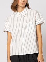 Fonze Shirt - White/Black Stripe